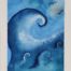 Watercolor painting of waves by Kevin Mejías