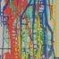 Acrylic painting of semiotic expressionism about mother nature by Kevo