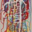 Acrylic painting of semiotic expressionism about mother nature by Kevo