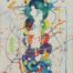 Acrylic painting of semiotic expressionism about mother consciousness by Kevo