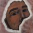 Acrylic painting of a man's face seen through an enclosure that hides his mouth as a symbol of a muted person by Kyhan Yael