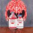 Acrylic painting depicting chemotherapy medication as a red devil by Susan Olivera