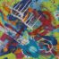 Acrylic painting of semiotic expressionism about untold truth by Kevo.