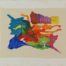 Acrylic painting of semiotic expressionism about wizard love by Kevo